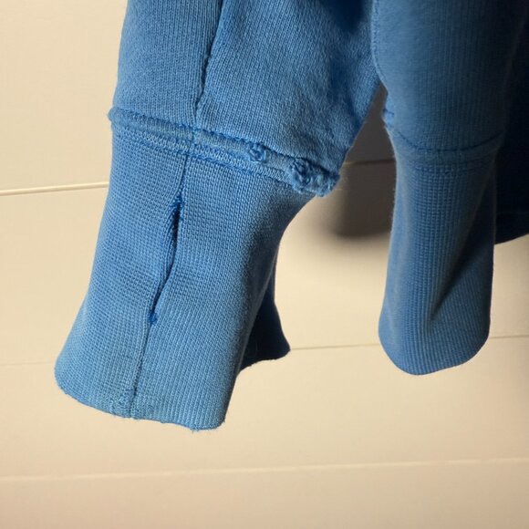 Nike Track & Field 1-77 Hoodie Vintage Distressed Blue with Orange Sz Large - Picture 14 of 14